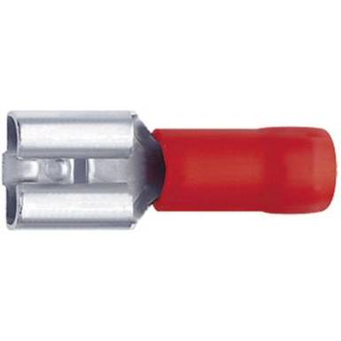 Csúszósarus hüvely Dugasz szélesség: 2.8 mm Dugaszolási vastagság: 0.8 mm 180 ° Részlegesen szigetelt Piros Klauke 8201A 1 db Csúszósarus hüvely Dugasz szélesség: 2.8 mm Dugaszolási vastagság: 0.8 mm 180 ° Részlegesen szigetelt Piros Klauke 8201A 1 db