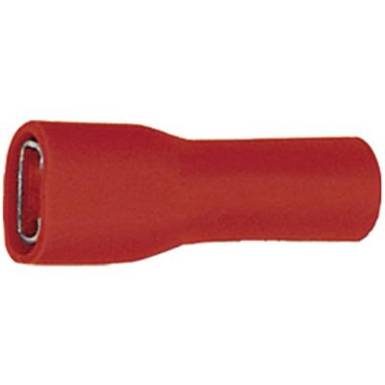 Csúszósarus hüvely Dugasz szélesség: 6.3 mm Dugaszolási vastagság: 0.8 mm 180 ° Teljesen szigetelt Piros Klauke 720V 1 db Csúszósarus hüvely Dugasz szélesség: 6.3 mm Dugaszolási vastagság: 0.8 mm 180 ° Teljesen szigetelt Piros Klauke 720V 1 db