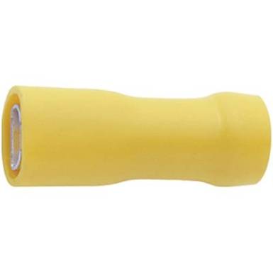 Csúszósarus hüvely Dugasz szélesség: 6.3 mm Dugaszolási vastagság: 0.8 mm 180 ° Teljesen szigetelt Sárga Klauke 750V 1 db Csúszósarus hüvely Dugasz szélesség: 6.3 mm Dugaszolási vastagság: 0.8 mm 180 ° Teljesen szigetelt Sárga Klauke 750V 1 db