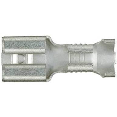 Csúszósarus hüvely Dugasz szélesség: 6.3 mm Dugaszolási vastagság: 0.8 mm 180 ° Szigetelés nélkül Fémes Klauke 1750 1 db Csúszósarus hüvely Dugasz szélesség: 6.3 mm Dugaszolási vastagság: 0.8 mm 180 ° Szigetelés nélkül Fémes Klauke 1750 1 db