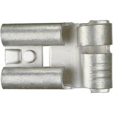 Csúszósarus hüvely Dugasz szélesség: 6.3 mm Dugaszolási vastagság: 0.8 mm 90 ° Szigetelés nélkül Fémes Klauke 3725 1 db Csúszósarus hüvely Dugasz szélesség: 6.3 mm Dugaszolási vastagság: 0.8 mm 90 ° Szigetelés nélkül Fémes Klauke 3725 1 db