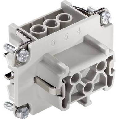 Hüvelyes betét EPIC(R) H-B 6 10191000 LAPP Össz pólusszám 6 + PE 1 db Hüvelyes betét EPIC(R) H-B 6 10191000 LAPP Össz pólusszám 6 + PE 1 db