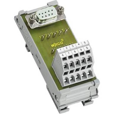 Transzfer modul D-SUB csatlakozó WAGO Tartalom: 1 db Transzfer modul D-SUB csatlakozó WAGO Tartalom: 1 db