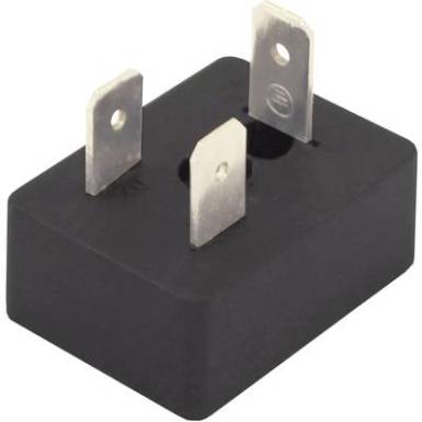 Szelepcsatlakoz&oacute;, 2 + PE p&oacute;lus&uacute;, fekete, HTP BM1N02000