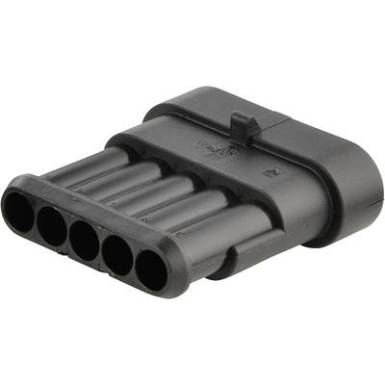 TE Connectivity Stift ház kábel AMP-Superseal 1.5mm Series Pólusok száma 5 Raszterméret: 6 mm 282107-1 1 db TE Connectivity Stift ház kábel AMP-Superseal 1.5mm Series Pólusok száma 5 Raszterméret: 6 mm 282107-1 1 db