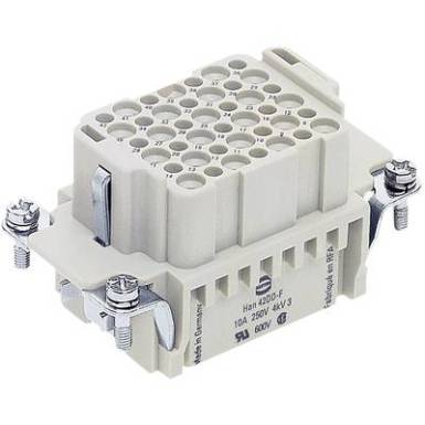 Ipari csatlakozók sorozat Han(R) DD - betétek Han(R) 42DD-F-c Harting Tartalom: 1 db Ipari csatlakozók sorozat Han(R) DD - betétek Han(R) 42DD-F-c Harting Tartalom: 1 db