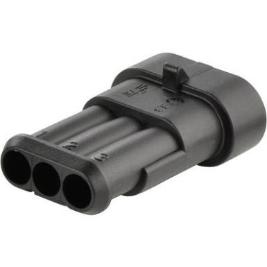 TE Connectivity Stift ház kábel AMP-Superseal 1.5mm Series Pólusok száma 3 Raszterméret: 6 mm 282105-1 1 db TE Connectivity Stift ház kábel AMP-Superseal 1.5mm Series Pólusok száma 3 Raszterméret: 6 mm 282105-1 1 db