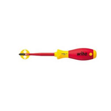 VDE Plusz/m&iacute;nusz csavarh&uacute;z&oacute; Wiha SoftFinish electric slimFix 3281 M&eacute;ret SL/PZ 1 Penge hossz: 80 mm