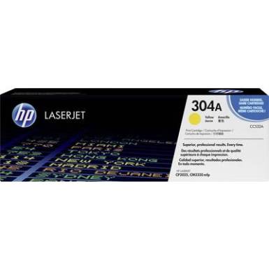 HP Toner 304A CC532A Eredeti Sárga 2800 oldalak HP Toner 304A CC532A Eredeti Sárga 2800 oldalak