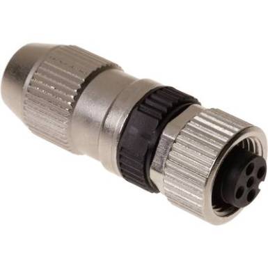 Harting 21 03 111 2405 &Eacute;rz&eacute;kelő-/műk&ouml;dtető &ouml;sszek&ouml;tő, konfekcion&aacute;latlan M12 Alj, egyenes P&oacute;lussz&aacute;m: 4 1 db