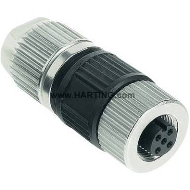 Harting 21 03 272 2505 Érzékelő-/működtető összekötő, konfekcionálatlan M12 Alj, egyenes Pólusszám: 5 1 db Harting 21 03 272 2505 Érzékelő-/működtető összekötő, konfekcionálatlan M12 Alj, egyenes Pólusszám: 5 1 db