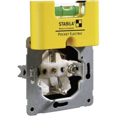 Stabila m&aacute;gneses zsebv&iacute;zm&eacute;rt&eacute;k, mini v&iacute;zm&eacute;rt&eacute;k 7 cm-es 1 mm/m Stabila POCKET ELECTRIC 17775
