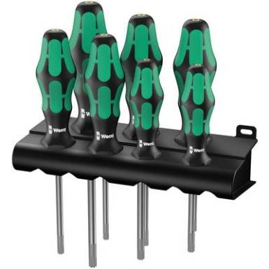 Műhely Csavarh&uacute;z&oacute; k&eacute;szlet 7 r&eacute;szes Wera 367/7 TORX(R) HF TORX BO