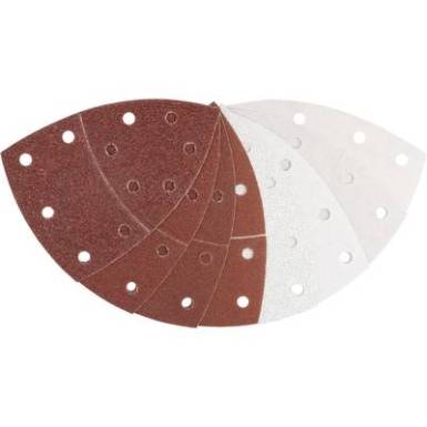Multi csiszol&oacute;pap&iacute;r k&eacute;szlet T&eacute;pőz&aacute;rral, Lyukas Szemcs&eacute;zet 40, 80, 120, 180 (H x Sz) 102 mm x 62.93 mm Bosch Accessories 2608607417 25 db