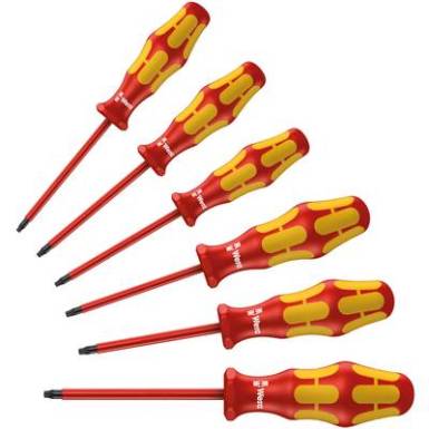 VDE Csavarhúzó készlet 6 részes Wera 167i/6 TORX VDE Csavarhúzó készlet 6 részes Wera 167i/6 TORX