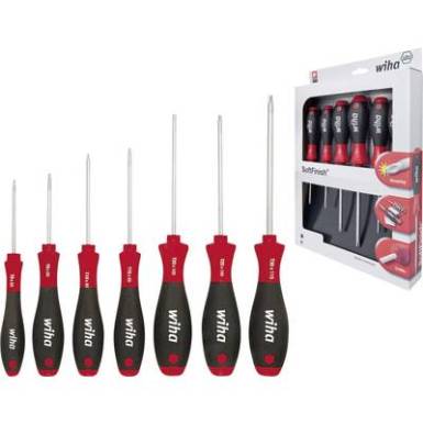 Műhely Csavarh&uacute;z&oacute; k&eacute;szlet 7 r&eacute;szes Wiha SoftFinish 362 K7 TORX