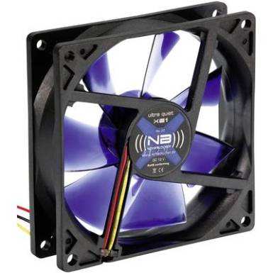 Számítógépház ventilátor 92 x 92 x 25 mm, NoiseBlocker XE1 Számítógépház ventilátor 92 x 92 x 25 mm, NoiseBlocker XE1