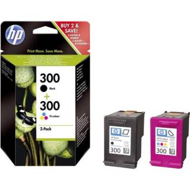 HP Tintapatron 300 Eredeti Fekete, Ci&aacute;n, B&iacute;bor, S&aacute;rga CN637EE Nyomtat&oacute;patron kombi csomag