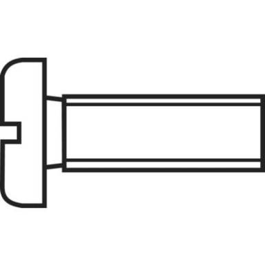 TOOLCRAFT 888688 Hengeres csavarok M3 25 mm Egyeneshornyú DIN 84 Acél Cinkezett 1 db TOOLCRAFT 888688 Hengeres csavarok M3 25 mm Egyeneshornyú DIN 84 Acél Cinkezett 1 db