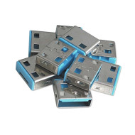 LINDY Dugó biztonsági USB, kék (10db/csomag) 40462