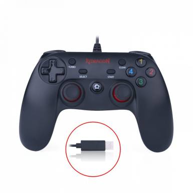 Redragon Saturn Wirred Gamepad Black PC/PS3 64225 / G807 Redragon Saturn Wirred Gamepad Black PC/PS3 64225 / G807
