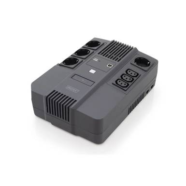 DIGITUS UPS Line-Interactive 800VA/480W AVR 4xSCHUKO 3xIEC C13 1xUSB A/B RJ45 DN-170111 DIGITUS UPS Line-Interactive 800VA/480W AVR 4xSCHUKO 3xIEC C13 1xUSB A/B RJ45 DN-170111