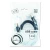 Gembird Cablexpert USB A-B printer kábel 1.8m fekete /CCP-USB2-AMBM-6/