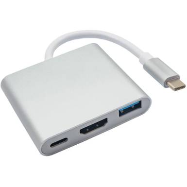 Akyga Hub USB type-C AK-AD-57 USB A (f) / USB type-c / HDMI (f) 15 cm AK-AD-57 Akyga Hub USB type-C AK-AD-57 USB A (f) / USB type-c / HDMI (f) 15 cm AK-AD-57
