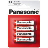 Panasonic 1.5V Cink-Carbon AA ceruza elem (4db / csomag) /R6R/4BPACK/