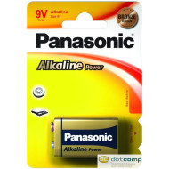Panasonic 9V Alkáli elem Alkaline Power (1db / csomag) /6LR61APB/1BP/