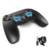 Spirit of Gamer Gamepad Vezeték Nélküli - XGP Bluetooth PS4 (USB, Vibration, PC/PS4/PS3 kompatibilis, fekete-kék) VEZSPISOGBTGP41 SOG-BTGP41