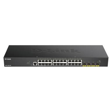 D-Link 24-port Gigabit Smart Managed Switch with 4x 10G SFP+ ports DGS-1250-28X D-Link 24-port Gigabit Smart Managed Switch with 4x 10G SFP+ ports DGS-1250-28X