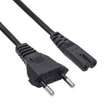 Akyga Power cable for notebook AK-RD-04A IEC C7 250V/50Hz 0.5m AK-RD-04A