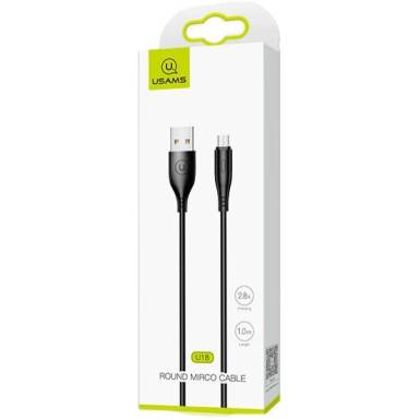 USB 2.0 micro kábel 1m Usams SJ268USB01 USB 2.0 micro kábel 1m Usams SJ268USB01