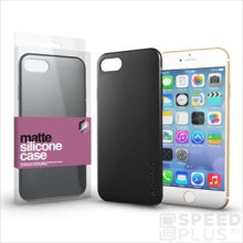 Xprotector Xprotector Matte, ultra vékony matt szilikon hátlap tok, Apple iPhone 7 / 8, fekete 113419