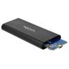 DELOCK Külső Ház M.2 NVMe PCIe SSD USB 3.1 Gen 2 Type-C female 42614