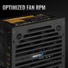 PSU AeroCool VX-650 PLUS 650W, Silent 120mm fan with Smart control AEROVX-650PLUS