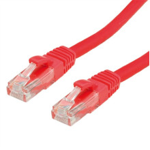 VALUE Kábel UTP CAT6 LSOH, kihúzás gátló, 1m, piros 21.99.1031-200