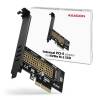 AXAGON PCEM2-N PCIE NVME M.2 x4 M-Key slot adapter PCEM2-N
