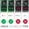 AXAGON PCEM2-N PCIE NVME M.2 x4 M-Key slot adapter PCEM2-N