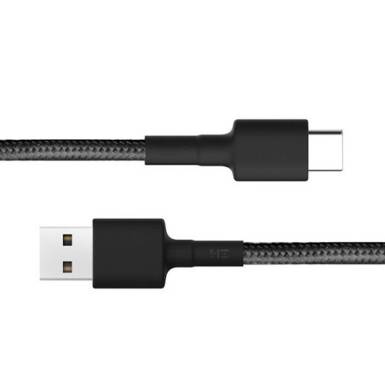 Xiaomi Mi Braided USB Type-C kábel 100cm Fekete SJV4109GL Xiaomi Mi Braided USB Type-C kábel 100cm Fekete SJV4109GL