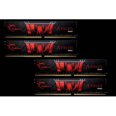 G.Skill Aegis DDR4 64GB (4x16GB) 3200MHz CL16 1.35V XMP 2.0 F4-3200C16Q-64GIS G.Skill Aegis DDR4 64GB (4x16GB) 3200MHz CL16 1.35V XMP 2.0 F4-3200C16Q-64GIS