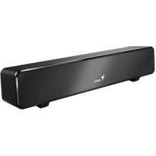 Genius speaker Mini USB SoundBar 100, Immersive Cinema-Style Sound Effect, black 31730024400