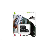 KINGSTON Memóriakártya MicroSDHC 32GB Canvas Select Plus 100R A1 C10 Adapter nélkül SDCS2/32GBSP