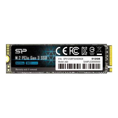 M.2 SSD 512GB Silicon Power NVMe SP512GBP34A60M28 SP512GBP34A60M28 M.2 SSD 512GB Silicon Power NVMe SP512GBP34A60M28 SP512GBP34A60M28
