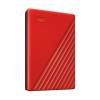 Külső meghajtó WD My Passport, 2.5'', 4TB, USB 3.2, piros WDBPKJ0040BRD-WESN