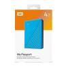 Külső lemez WD My Passport, 2.5'', 4TB, USB 3.2, kék WDBPKJ0040BBL-WESN