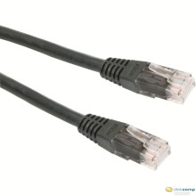 Gembird Cablexpert UTP CAT5e patch kábel 1m fekete /PP12-1M/BK/
