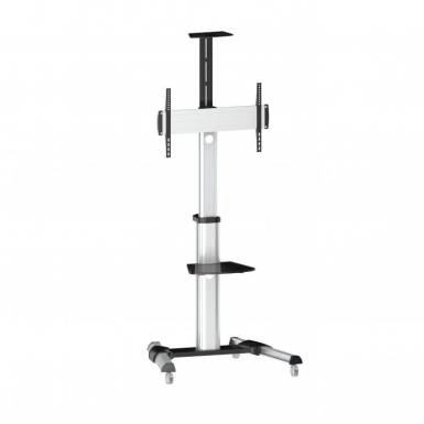 Sbox FS-446 dönthető, forgatható ezüst TV állvány FS-446 Sbox FS-446 dönthető, forgatható ezüst TV állvány FS-446