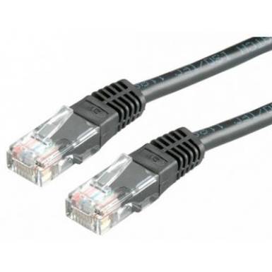 ROLINE Patch k&aacute;bel UTP CAT.5e STP/FTP 1m sz&uuml;rke